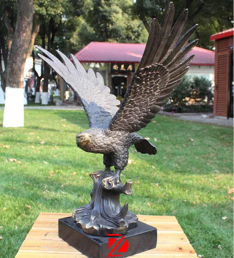 Bronze eagle statues for sale